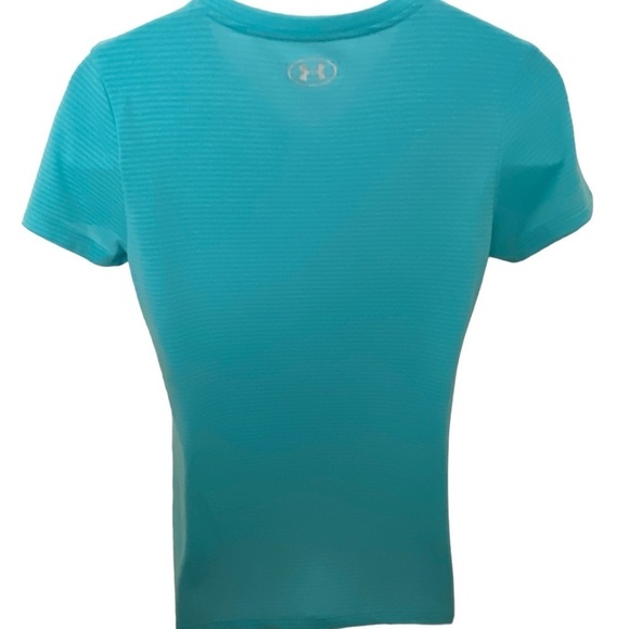 UNDER ARMOUR Activewear HeatGear V-Neck Shirt Women M Medium - Picture 3 of 5